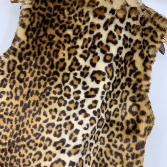 INC Leopard-Print Faux-Fur Duster - Picture 4 of 4